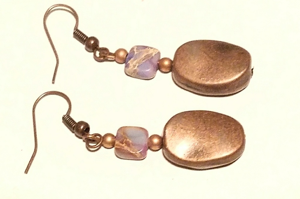 3/$25 🌸💖🌸HANDCRAFTED NATURAL STONE EARRINGS🌸💖🌸